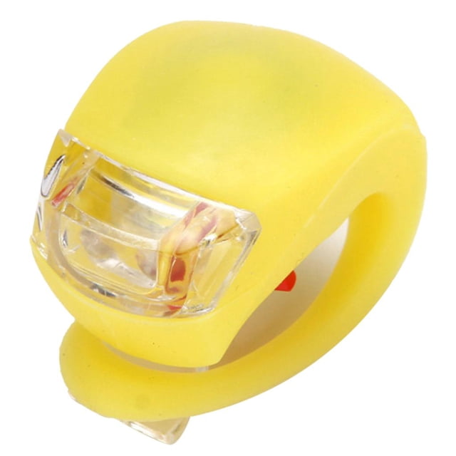 Luz de Bicicleta Cola Faro de Seguridad Amarillo Luz Trasera