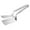 Silver3,10", variant on Double Spatula Stainless Steel Turner Tongs Bread Burger Cooking Clamp Buffet Pliers 1pc