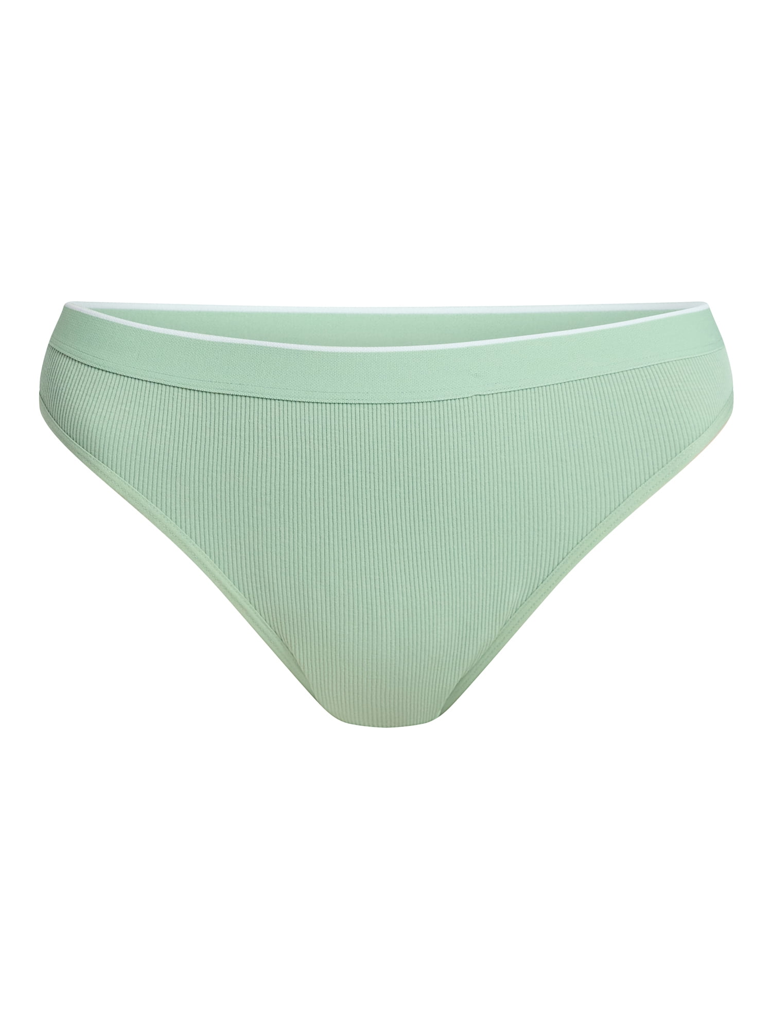 No Boundaries Stretch Ribbed Hi Cut Cheeky Underwear, 5-Pack, Women's XS-XXXL