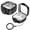 Black, variant on Decase Protective Case for Samsung Galaxy Buds 4/4 Pro 2026,Clear Front Cover Hard PC Shockproof Cover with Lock, Wireless Charging Compatible, Portable Earbuds Case with Carabiner Clip,Black
