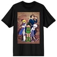 thumbnail image 5 of Hunter X Hunter Gon Killua Kurapika Leorio Character Group Classic Black Graphic Tee- M, 5 of 6