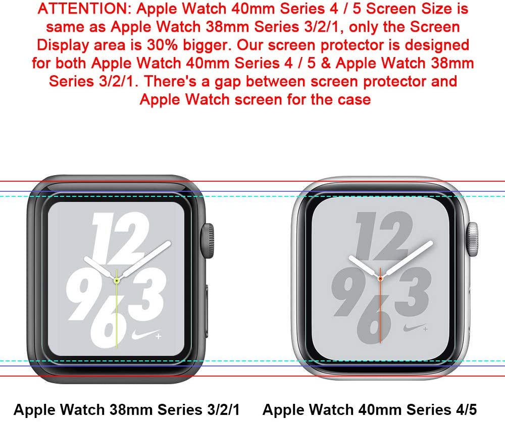 apple watch 3 display size