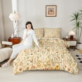 thumbnail image 5 of Manfei Western Garden Flower Full Size Comforter Sets, Rustic Farmhouse Bedding Comforter Set, Teen Kid Adult Female Reversible Bedding Sets, Breathable Home Decor, 3-Piece, 5 of 9