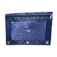 thumbnail image 1 of fastboy Practical Zippered Document Pouch For Easy File Management School Supplies Documents Storage Pouch Zippered Pouch Navy Blue 1Set, 1 of 6