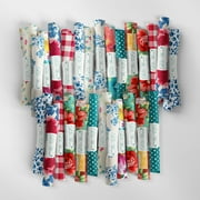 The Pioneer Woman 21" x 18" Cotton Fat Quarter Bundle Multicolor, 27 Pieces