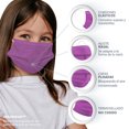 thumbnail image 3 of Cubrebocas para Niños Gaon 100pz Morado Tricapa, 3 of 8