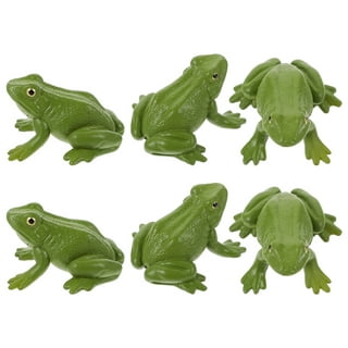 Mini Realistic Green Tree Frog Plastic Toy Small Figure Model Kids 1 F4077