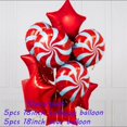 thumbnail image 1 of Globo de aluminio rojo y verde, decoración de fiesta de Feliz Navidad, Papá Noel, alce, globo de aire, regalos de Año Nuevo para niños, 10 piezas, 1 of 4