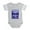 Heather Gray, variant on CafePress - Swans CROP Text - Cute Infant Baby Football Bodysuit