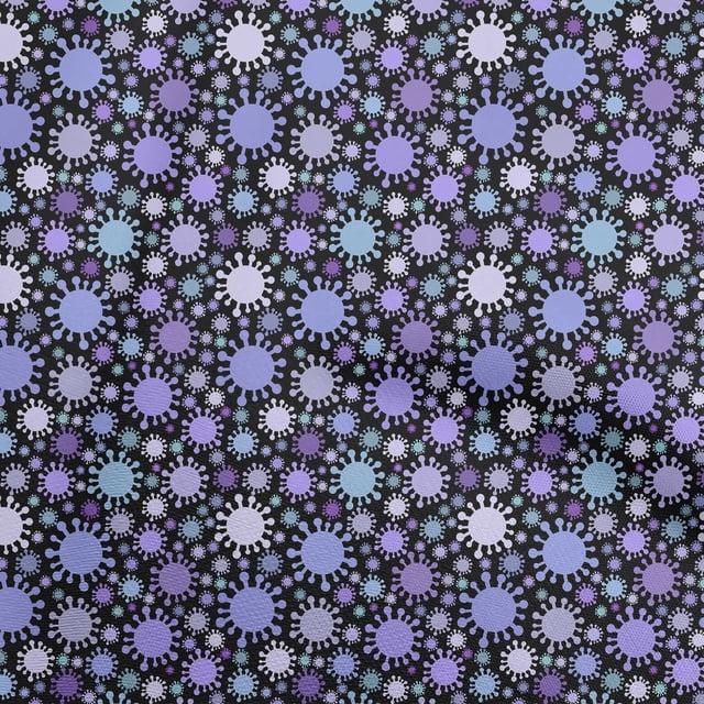 oneOone Tissu Polyester Spandex Violet2 Matériel de Robe Médicale Tissu Imprimé Tissu au Mètre 56 Pouces de Large