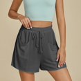 thumbnail image 6 of Tumotour Athletic Shorts For Women Summer Shorts Elastic High Waisted Shorts Wide Leg Pants Active Workout Shorts Biker Shorts Gym Shorts, 6 of 9