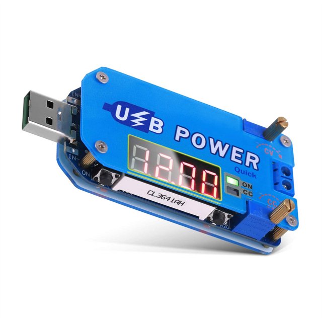 Inteprter Probador USB de 15 W, modo automático, compatible con carga rápida, diseño aerodinámico, apariencia exquisita, operación Simple, fuente de Electrónica miscelánea