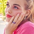thumbnail image 3 of Kiss Impress Summer Press On Nails, ‘Hearts Aflutter’, Red, Short Oval, 30 Count, 3 of 12