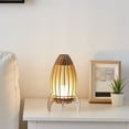thumbnail image 1 of Wooden  Night Light, DIY Model Night Lamp Oak 150mAh Timer Warm Light Hollow  For Gift, 1 of 8