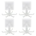 thumbnail image 1 of Shisuyan Rotating Storage Rack for Kitchen White 4Pcs 11.8x2.8x2.8in, 1 of 8