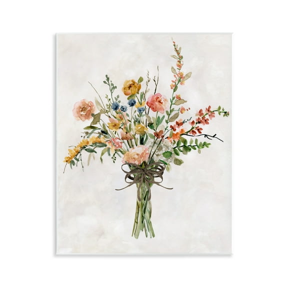 Stupell Industries Charming Bright Bouquet Botanical & Floral Painting Unframed Art Print Wall Art, 11 x 14