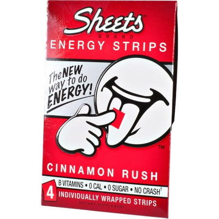 Pure Brands Sheets Energy Strips, 4 ea