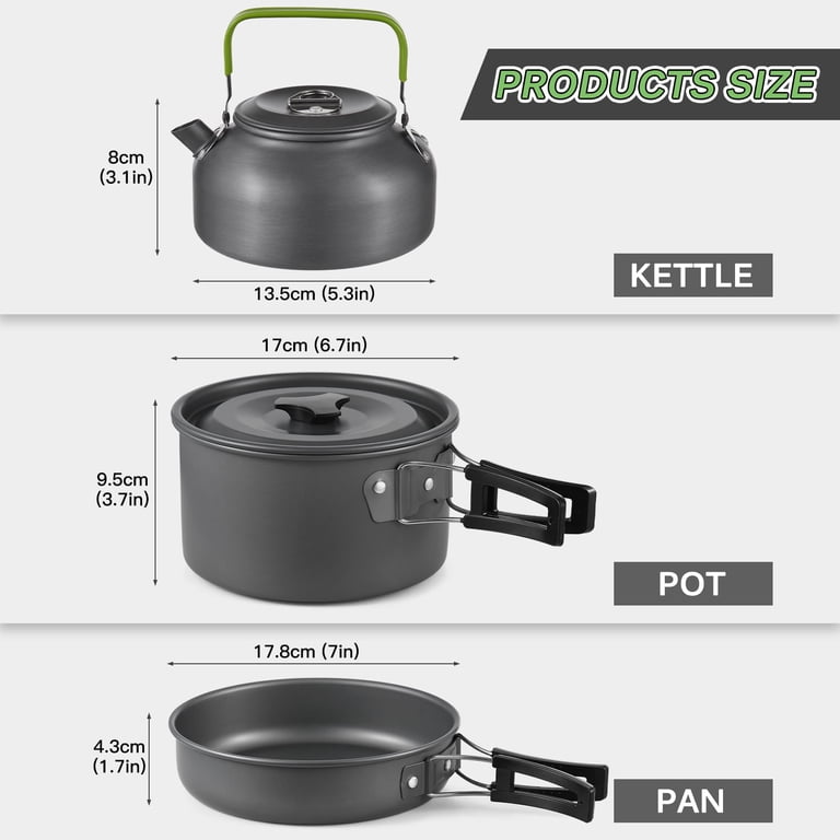 Tomshoo 22-Piece Camping Cookware Mess Kit photo 7