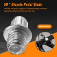 thumbnail image 5 of 50 Piezas Clavos Repuesto Antideslizantes para Pedal Bicicleta Plegable MTB Carretera Tornillos Pasadores Pernos Juego Hexagonales Pasador, 5 of 5