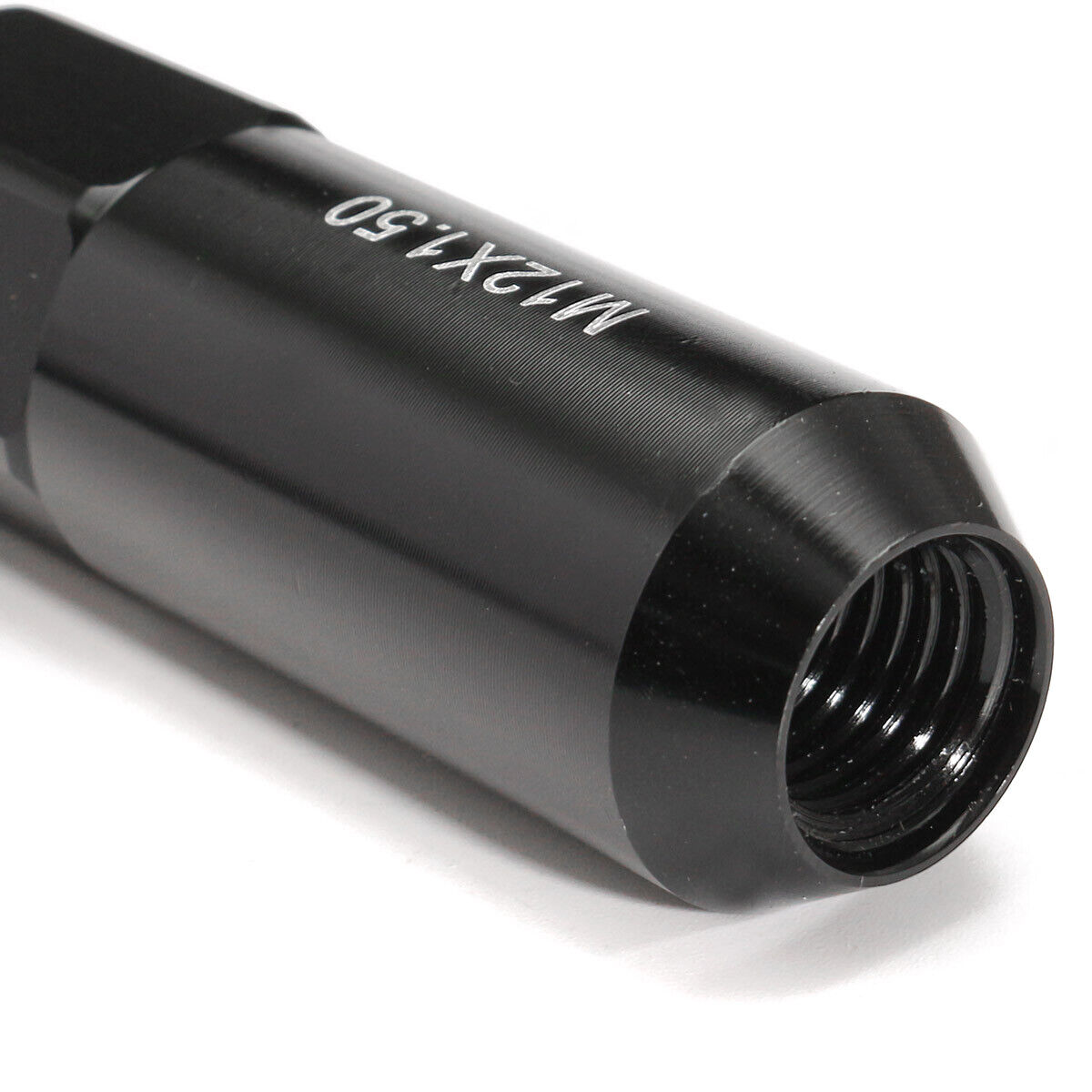 20PCS Aluminum Racing Wheel Lug Nuts Black Long M12 x 1.5 For Honda Ford Toyota