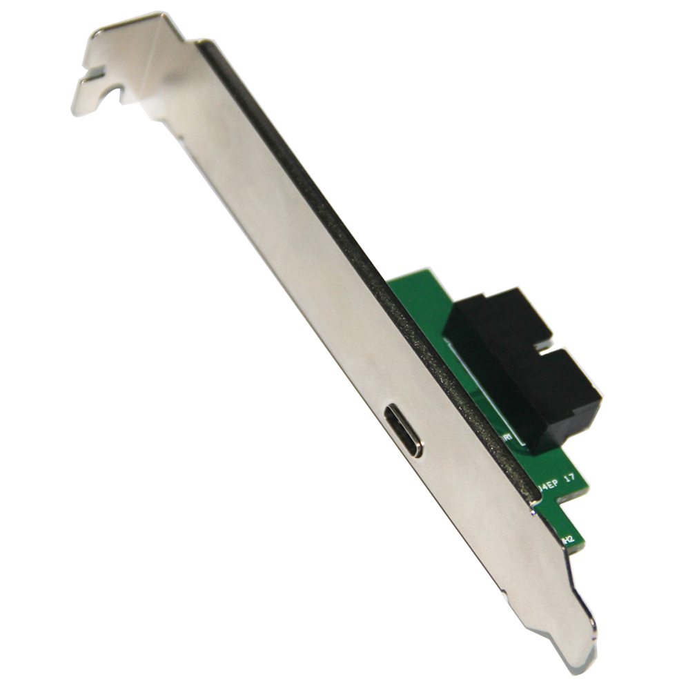 Single Port USB 3.1 Type C USBC Female to USB 3.0 Motherboard 19 Pin