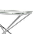 thumbnail image 4 of Stola Glass Top Sofa Table, Chrome, 4 of 6