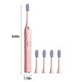 thumbnail image 3 of cvlncycling Clearance Electric Toothbrush For Adults,Electric Toothbrush With 5 Brush Heads- 5 Cleaning Modes,Rechargeable Electric Toothbrushes, 3 of 9