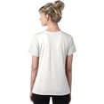 thumbnail image 5 of Hanes Sport Cool DRI Women's Performance V-Neck T-Shirt White S, 5 of 6