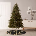 thumbnail image 6 of Defioc Christmas Gold Deers for Christmas Tree Skirt Snowman Xmas Tree Skirt Farmhouse Christmas Decorations Tree Mat for Holiday Party Decor-36", 6 of 6