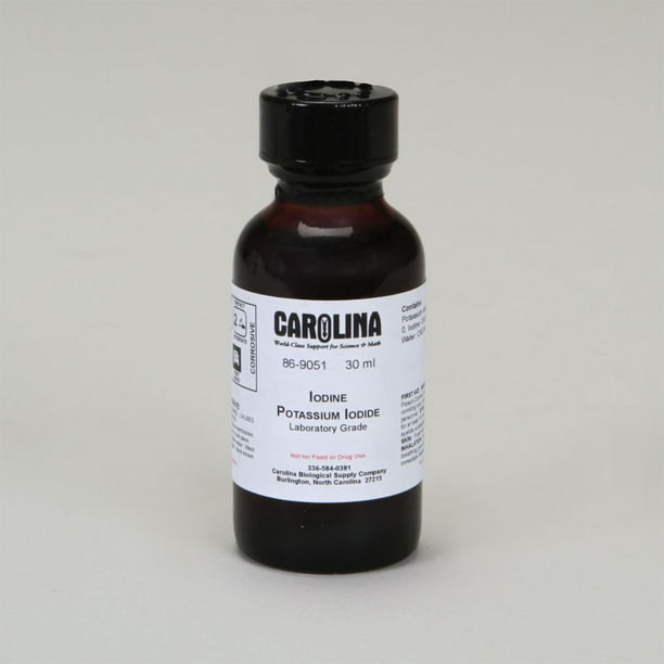 IodinePotassium Iodide Solution, Laboratory Grade, 30 Ml