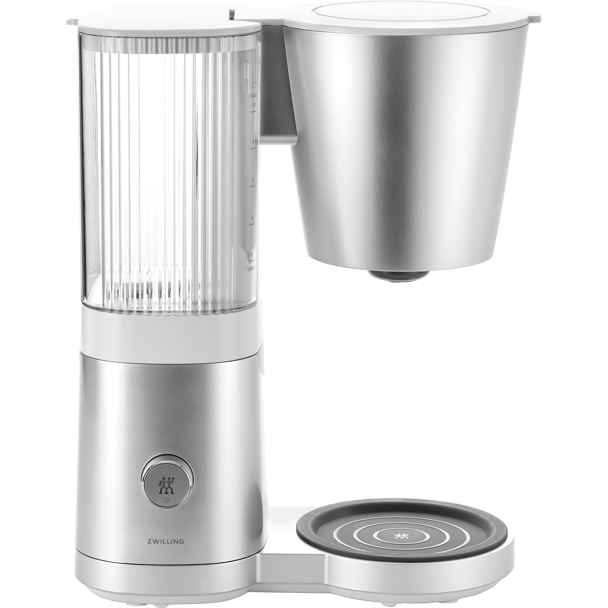 ZWILLING Enfinigy Drip Coffee Maker with Thermo Carafe 10 Cup, Awarded the SCA Golden Cup Standard, Silver
