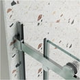 thumbnail image 4 of JERFIT Frameless Sliding Tub Shower Door with 5/16" Tempered Glass, Adjustable for 56-60" Opening, Chrome Finish, 4 of 6