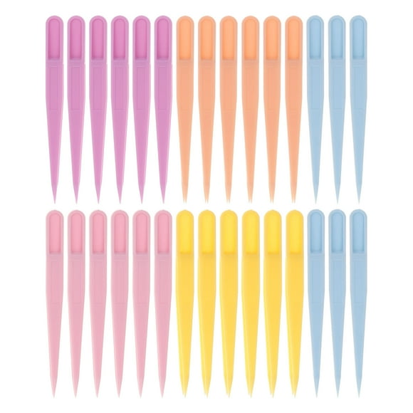 EXHUMKY 100Ud Pinzas Para Pestañas Y Plástico Color Surtido Aplicador Multifuncional Para Uso Profesional