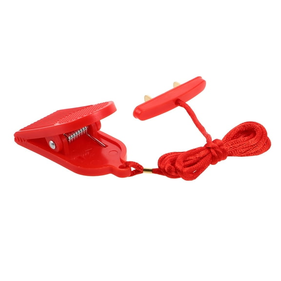 Phenofice 1Pcs Red Plastic Treadmill Safety Key Replacement for Fitness Equipment Gym Use Home Fitness 5.8x1.8x1.1in