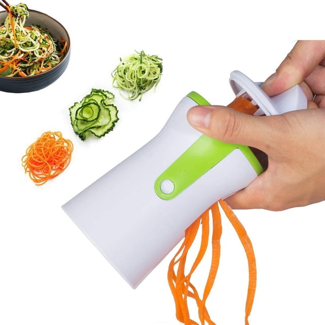 LINMOUA Trancheuse Polyvalente en Spirale pour Légumes, Spiraleuse et Hachoir, Déchiqueteuse, Pâtes de Courgettes Tranchées
