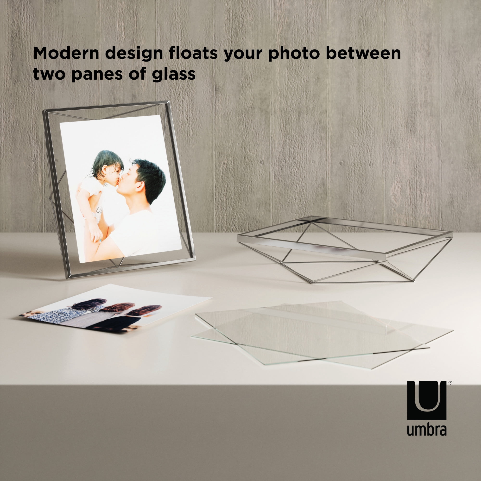 Umbra Prisma 8"x10" Tabletop & Wall Picture Frame
