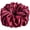 Red Wine, variant on 30 Colors , Stretch Satin Scrunchie 5.5 inches, Large Hair Accessory for Women, Soft Voluminous Ponytail Holder, Elegant Hair Tie, Stylish Holiday (Bright Teal)