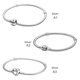 thumbnail image 3 of Pulsera de plata con cierre de corazón retro y cadena de serpiente para mujeres y niñas, regalo creativo para hombres y mujeres SZRH A-VH, 3 of 5