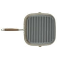 thumbnail image 3 of Anolon Advanced Home 11 inch Hard Anodized Nonstick Deep Square Grill Pan, Bronze, 3 of 10
