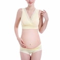 thumbnail image 2 of Vetsdori Breastfeeding Nursing Bra for Women Lace Bralette Maternity Bra Wireless Pumping Soft Cozy Lightweight Womens Bras Breathable, 2 of 3