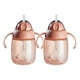 thumbnail image 1 of Straw Cup Tommee Tippee Starter, 300 ml, más de 6 m, con asas, rosa, paquete de 2, 1 of 7