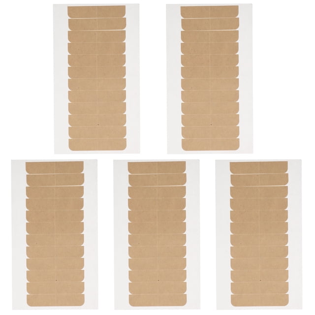 Weiweiguan 5 Feuilles Bandes pour Cheveux Double Face Autocollants Adhésifs pour Remplacement de Perruque Extension