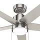 thumbnail image 3 of Ventilador de techo Hunter Fan Mansilla níquel cepillado 52 pulgadas, 3 of 5