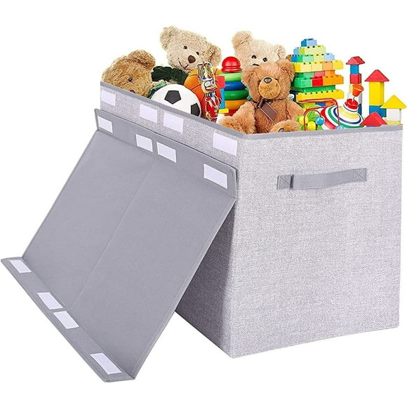 Large Toy Box Chest With Lid, Collapsible Sturdy Toy Storag