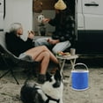thumbnail image 6 of WHAMVOX Blue Foldable Bucket for Home Use Portable Fishing Water Container with Reliable Material, 6 of 8