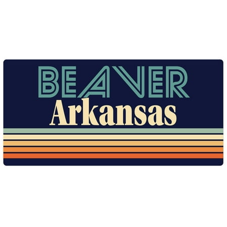 

Beaver Arkansas 5 x 2.5-Inch Fridge Magnet Retro Design