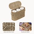 thumbnail image 3 of StorageWorks Rangement de Papier Hygiénique avec Couvercle, Toile, 3 of 6