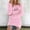 z-Pink, variant on Long Sleeve Shirts For Women Fashionable Long Sleeve Pullover Loose Fuzzy Jumper Sweater Polyester Fabric 1Pc L Womens Tops