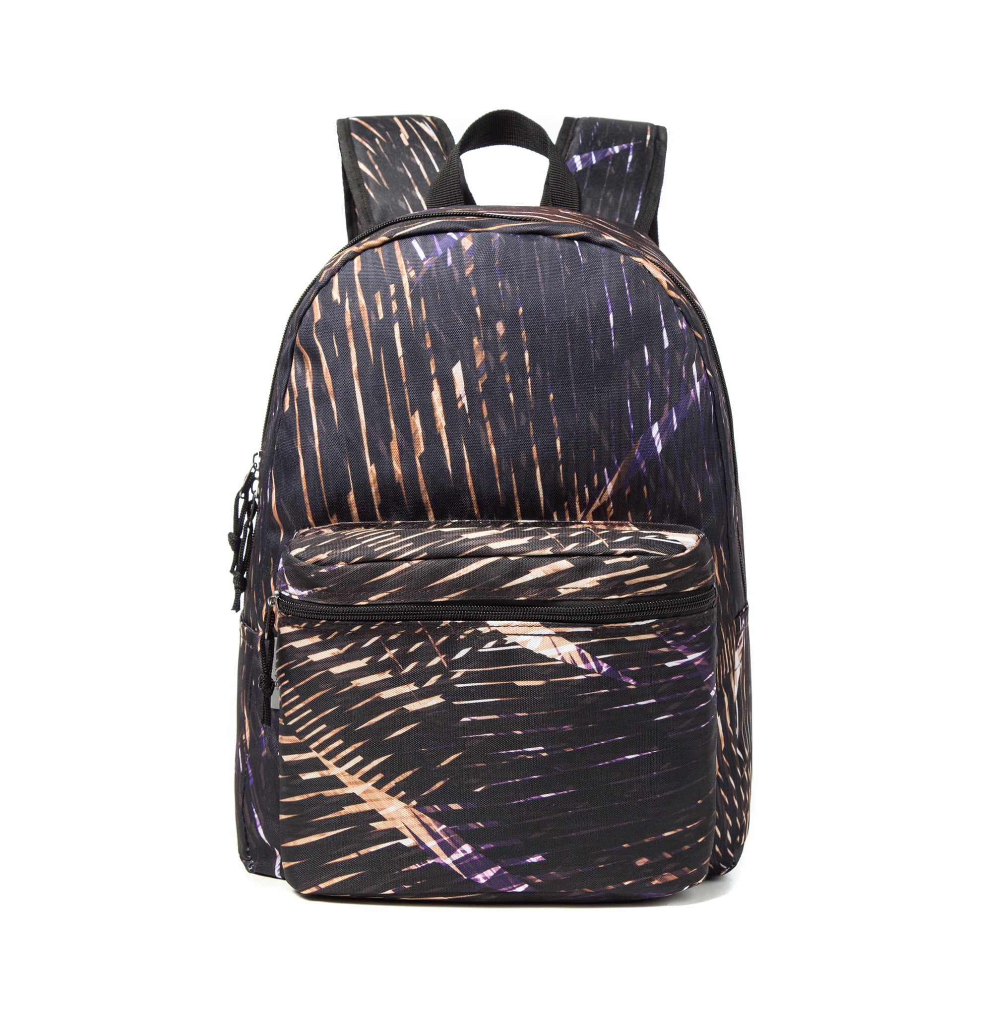 K-Cliffs, Unisex 18" Printed School Backpack Classic Travel Daypack for Laptop and Tablet, 25 pieces, Meteor Print, Polyester