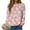 A02_Pink, variant on Towmus Christmas Sweatshirt for Women Plus Size 3D Cute Print Long Sleeve Funny Sweatshirts Xmas Ladies Cute Tops Pullover